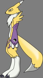 Rating: Safe Score: 0 Tags: 2012 absurd_res alpha_channel ambiguous_gender anthro armwear bandai_namco biped bridal_gauntlets canid canine chest_tuft claws clothing digimon digimon_(species) dipstick_tail e621 facial_markings fur head_markings hi_res looking_at_viewer mammal markings mostly_nude purple_eyes renakunisaki renamon simple_background sleeve solo standing tail tail_markings transparent_background tuft vector_trace white_body white_fur yellow_body yellow_fur User: bunchy7s