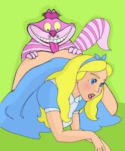 Rating: Explicit Score: 0 Tags: alice_(disney) alice_in_wonderland alice_in_wonderland_(1951_film) alice_liddell cat cheshire_cat_(disney) clothes disney dress feline female hair human interspecies male pink_fur rule34 size_difference smile straight tongue yaoinami yellow_hair User: bunchy7s