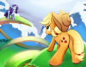 Rating: Safe Score: 0 Tags: applejack_(mlp) blonde_hair blue_eyes clothing cowboy_hat cutie_mark detailed detailed_background duo e621 earth_pony equid equine female feral freckles friendship_is_magic fur grass green_eyes hair hasbro hat headgear headwear horn horse mammal my_little_pony mythological_creature mythological_equine mythology negativefox orange_body orange_fur outside plant pony purple_hair rarity_(mlp) tail toony unicorn white_body white_fur User: bunchy7s