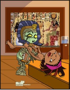 Rating: Explicit Score: 0 Tags: 1boy 1girls age_difference capibara cleo_carter cum cum_in_pussy cum_inside dark-skinned_female dark_skin erect_penis female male mummy nude penis pussy rule34 tutenstein young User: bunchy7s