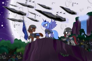 Rating: Safe Score: 0 Tags: 3:2 army chobit-389 clothing detailed_background e621 equid equine feathered_wings feathers female feral friendship_is_magic group hasbro hi_res horn male mammal moon my_little_pony mythological_creature mythological_equine mythology new_lunar_republic night outside pegasus princess_luna_(mlp) quadruped sky star tail toony topwear vest winged_unicorn wings User: bunchy7s