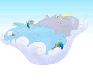 Rating: Safe Score: 0 Tags: 2012 art-act blobby blonde_hair blue_body blue_feathers blue_fur butt chubby_cheeks cloud cutie_mark derpy_hooves_(mlp) duo e621 equid equine fat_rolls feathered_wings feathers female feral friendship_is_magic fur grey_body grey_feathers grey_fur hair hasbro hi_res immobile letter mammal morbidly_obese multicolored_hair my_little_pony mythological_creature mythological_equine mythology obese outside overweight pegasus rainbow_dash_(mlp) rainbow_hair sky skyscape tail what_has_magic_done wings User: bunchy7s