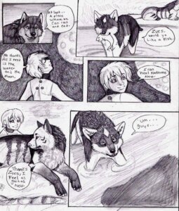 Rating: Safe Score: 0 Tags: ambiguous_gender canid canine canis comic coop_(wrng) dialogue digitigrade e621 english_text feral graphite_(artwork) greyscale group human male mammal monochrome natsume_(wrng) natsumewolf oz_(wrng) quadruped rikku tail text traditional_media_(artwork) wolf wolf's_rain wolf's_rain_next_generation User: bunchy7s
