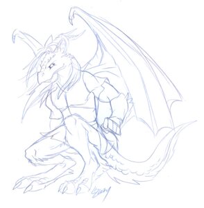 Rating: Safe Score: 0 Tags: 3_toes 5_fingers anthro blue_and_white claws clothed clothing crouching digitigrade dragon e621 feet fingers hair horn looking_aside looking_at_viewer male membrane_(anatomy) membranous_wings monochrome mythological_creature mythological_scalie mythology scalie shirt simple_background sketch solo tail toes topwear unknown_artist white_background wings User: bunchy7s
