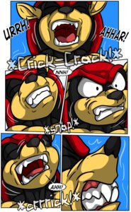 Rating: Questionable Score: 0 Tags: 5_panel_comic anthro armadillo black-rat black_body black_nose black_skin border clenched_teeth close-up comic e621 eyes_closed fangs hi_res male mammal mid_transformation mighty_the_armadillo multicolored_body multicolored_skin open_mouth pointy_ears red_body red_skin sega sonic_the_hedgehog_(series) sound_effects tan_body tan_skin teeth transformation white_border xenarthran User: bunchy7s Rating: Questionable Score: 0 Tags: 5_panel_comic anthro armadillo black-rat black_body black_nose black_skin border clenched_teeth close-up comic e621 eyes_closed fangs hi_res male mammal mid_transformation mighty_the_armadillo multicolored_body multicolored_skin open_mouth pointy_ears red_body red_skin sega sonic_the_hedgehog_(series) sound_effects tan_body tan_skin teeth transformation white_border xenarthran User: bunchy7s