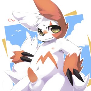 Rating: Explicit Score: 0 Tags: 1:1 3_fingers balls big_ears big_eyes blush claws e621 erection fingers fur generation_3_pokemon genitals gloves_(marking) heart_symbol kemono looking_aside looking_at_viewer male markings mumu navel nintendo nipples nude outside penis pokemon pokemon_(species) red_body red_fur red_markings solo tail tapering_penis white_body white_fur zangoose User: bunchy7s