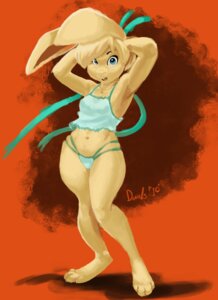 Rating: Questionable Score: 0 Tags: anthro blue_eyes breasts brown_body brown_fur brown_hair camisole clothed clothing e621 female freckles fur hair lagomorph leporid long_ears mammal midriff navel nightgown panties ponytail pose rabbit ribbons short_hair small_breasts solo surprised underwear unknown_artist wide_hips User: bunchy7s