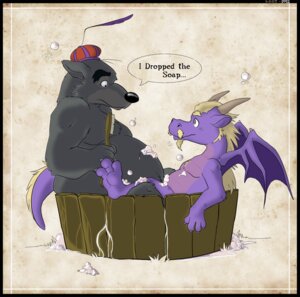 Rating: Questionable Score: 0 Tags: anthro bath belly black_border blackberry_dragon_(character) border canid canine canis dialogue disney don't_drop_the_soap dragon duo e621 english_text feet hindpaw male mammal mythological_creature mythological_scalie mythology nude overweight paws robin_hood_(disney) scalie sheriff sheriff_of_nottingham size_difference soap soles tail tbid text toes water wolf User: bunchy7s