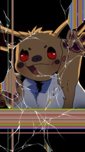Rating: Safe Score: 0 Tags: 9:16 ambiguous_gender black_background blush breaking breaking_the_fourth_wall broken_glass bust_portrait cracked dagasi digital_media_(artwork) e621 eevee feral front_view generation_1_pokemon glass glitch hi_res looking_at_viewer mammal neck_tuft nightmare_fuel nintendo no_pupils open_mouth pawpads paws pokemon pokemon_(species) portrait reaching_towards_viewer red_sclera simple_background solo through_screen tuft User: bunchy7s