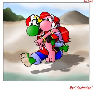 Rating: Safe Score: 0 Tags: 2009 3_toes anthro barefoot blue_bottomwear blue_clothing blue_pants bottomwear clothed clothed_anthro clothed_male clothing dated dinosaur duo e621 fan_character feet female fully_clothed fully_clothed_anthro fully_clothed_male green_yoshi hair male mario_bros nintendo open_mouth outside pants pink_yoshi prehistoric_species red_clothing red_hair red_shirt red_topwear reptile rolled_up_pants scalie shirt soles toes topwear yoshi yoshigirl yoshiman yoshiman1118 User: bunchy7s