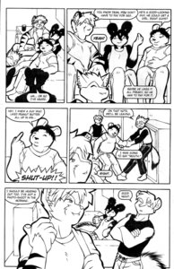 Rating: Questionable Score: 0 Tags: alex_(daria_mcgrain) anthro bear black_and_white canid canine comic daria_mcgrain dean_(daria_mcgrain) dialogue e621 english_text felid female fox genus_male group hi_res male male/male mammal mephitid monochrome mouse multiple_scenes murid murine overweight pantherine pen_(artwork) rodent sciurid skunk slightly_chubby tail text tiger traditional_media_(artwork) tree_squirrel User: bunchy7s