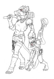 Rating: Safe Score: 0 Tags: anthro armband armor belt breasts chemrat clothed clothing collar duo e621 ear_piercing female fishnet_clothing gas_mask headgear helmet hi_res kobold larger_female looking_at_viewer male mammal mask midriff murid murine piercing rat rodent scalie shycryptid simple_background size_difference smaller_male spot_color standing tail walking weapon white_background User: bunchy7s