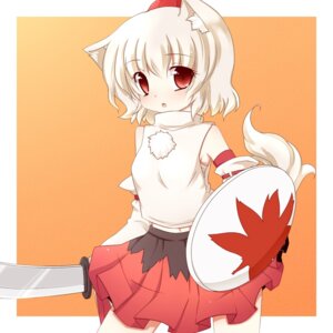 Rating: Safe Score: 0 Tags: 1:1 animal_humanoid bottomwear canid canid_humanoid canine canine_humanoid canis clothed clothing e621 female fully_clothed fuuen hair humanoid looking_at_viewer mammal mammal_humanoid melee_weapon momiji_inubashiri open_mouth pom_clothing pom_shirt red_eyes shield short_hair skirt solo sword tail touhou weapon white_hair wolf wolf_humanoid wolf_tail User: bunchy7s