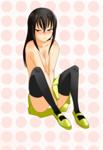 Rating: Explicit Score: 0 Tags: black_hair blush breasts cleavage female flats frown jacquiline_o_lantern_dupre mary_janes panties pantyshot rule34 shoes soul_eater thighhighs topless underwear upskirt User: bunchy7s