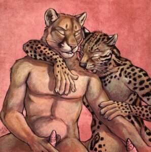 Rating: Explicit Score: 0 Tags: 2011 animal_genitalia animal_penis anthro bite biting_lip biting_own_lip black_nose blotch cougar duo e621 erection eyes_closed felid feline feline_genitalia feline_penis genitals hi_res leopardus licking lips male male/male mammal ocelot penile_spines penis pink_nose scratches_volume_5 self_bite spots tapering_penis tongue tongue_out traditional_media_(artwork) User: bunchy7s