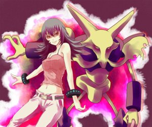 Rating: Safe Score: 0 Tags: alakazam belt black_hair bottomwear clothing duo e621 female generation_1_pokemon gym_leader hair human kakage long_hair looking_at_viewer mammal nintendo pants pokemon pokemon_(species) red_eyes sabrina_(pokemon) User: bunchy7s