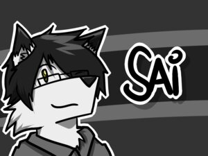 Rating: Safe Score: 0 Tags: 2013 4:3 anthro arctic_fox arrwulf black_body black_fur black_hair black_nose canid canine cel_shading character_name clothed clothing dipstick_ears e621 ear_markings eyewear fox fur glasses hair hair_over_eye headshot_portrait icon male mammal markings multicolored_ears one_eye_closed one_eye_obstructed outline portrait sai_kitsune shaded shirt smile solo text toony topwear true_fox white_body white_fur wink yellow_eyes User: bunchy7s