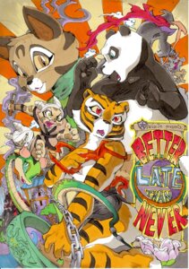 Rating: Questionable Score: 0 Tags: 2013 anthro bear better_late_than_never brown_eyes butt chain chinese_mountain_cat clothing comic cover cover_art cover_page daigaijin dreamworks e621 english_text felid feline felis female giant_panda green_eyes group kung_fu_panda leopard male mammal master_po_ping master_tigress master_viper painting_(artwork) pantherine red_eyes reptile scalie snake student_mei_ling su_wu text tiger traditional_media_(artwork) traditional_painting_(artwork) traditional_watercolor_(artwork) viper wan_wu watercolor_(artwork) wing_wu wu_sisters User: bunchy7s