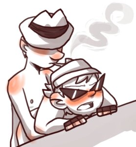 Rating: Explicit Score: 0 Tags: 2boys blush bro_strider dad_egbert fingerless_gloves gay hat homestuck implied_sex lemonteaflower male male_only mr._egbert ms_paint_adventures naked open_mouth rule34 short_hair source_request sunglasses white_background white_hair white_skin User: bunchy7s