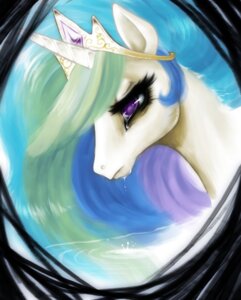 Rating: Safe Score: 0 Tags: bodily_fluids crown crying detailed e621 equid equine female feral friendship_is_magic hair hasbro headgear horn karnella mammal multicolored_hair my_little_pony mythological_creature mythological_equine mythology princess_celestia_(mlp) purple_eyes purple_hair sad simple_background solo tears tiara toony winged_unicorn wings User: bunchy7s