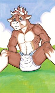 Rating: Safe Score: 0 Tags: anthro blue_eyes blush bovid bovine cattle clean_diaper clothed clothing cloud diaper diaper_only e621 familliar front_view male mammal muscular muscular_anthro muscular_male outside sky solo topless wearing_diaper User: bunchy7s