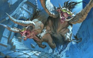 Rating: Safe Score: 0 Tags: 2013 ambiguous_gender bovid bovine building duo e621 feral glowing glowing_eyes green_eyes hasbro hi_res horn house jesper_ejsing magic:_the_gathering mammal official_art open_mouth street teeth tusks wizards_of_the_coast User: bunchy7s