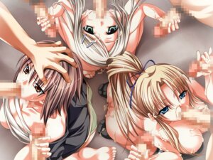 Rating: Explicit Score: 0 Tags: 3girls ass blonde_hair blue_eyes bottomless breasts brown_eyes brown_hair censored cum cum_on_ass cum_on_body cum_on_breasts cum_on_face cum_on_feet cum_on_hair cum_on_lower_body cum_on_upper_body facial fellatio female game_cg green_eyes grey_hair hair_ornament handjob long_hair male multiple_females multiple_girls no_panties nude oral panties penis ponytail ribbon rule34 short_hair tears thighhighs tied_hair topless underwear User: bunchy7s