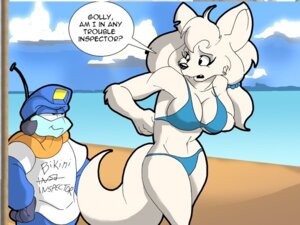 Rating: Questionable Score: 0 Tags: alien anthro beach bikini blue_clothing blue_sky breasts canid canine canis cleavage clothed clothing comic cross_time_cafe detailed_background digital_media_(artwork) domestic_dog duo e621 english_text eyelashes female fox freefall_(webcomic) fur hair ky_(cross_time_cafe) long_hair long_tail male mammal maniac_wolfman oblivious outside panties rape_face sam_starfall sand scarf seaside skimpy sky swimwear tail text tight_clothing two-piece_swimsuit underwear white_body white_clothing white_fur white_hair User: bunchy7s