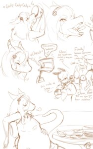 Rating: Safe Score: 0 Tags: 2_horns 5:8 anthro belly big_belly biped bowl chef chewing clothing comic container dialogue dragon dress drip_dry drip_dry_feast e621 ears_front ears_up eating employee english_text eyes_closed female food grey_text group hair hair_on_shoulders hand_on_belly head_horn hi_res holding_bowl holding_container holding_object horn lagomorph lizard looking_aside lucky_(soulofmusashi) male mammal monochrome mythological_creature mythological_scalie mythology open_mouth plate reptile restaurant satisfied scalie simple_background sketch soulofmusashi soup stuffing tail teeth text waiter washing_dishes User: bunchy7s