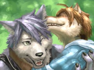 Rating: Safe Score: 0 Tags: 4:3 anthro black_clothing black_nails black_nose black_shirt black_tank_top black_topwear blue_clothing blue_hoodie blue_topwear brown_body brown_fur brown_hair canid canine canis clothing colored colored_nails digital_media_(artwork) digital_painting_(artwork) domestic_dog duo e621 fangs fur grey_body grey_eyes grey_fur grey_hair hair hand_around_neck hoodie hug husky kouya_aotsuki male male/male mammal mohatch morenatsu nails nordic_sled_dog one_eye_closed painting_(artwork) sharp_teeth shirt shun_kodori spitz tank_top teeth topwear unavailable_at_source wolf User: bunchy7s