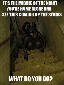 Rating: Questionable Score: 0 Tags: all_fours anthro big_breasts black_body black_fur breasts canid canine canis dialogue domestic_dog e621 english_text female fur glistening high-angle_view image_macro impact_(font) inside looking_at_viewer mammal meme nipples nude purevil solo stairs text User: bunchy7s Rating: Questionable Score: 0 Tags: all_fours anthro big_breasts black_body black_fur breasts canid canine canis dialogue domestic_dog e621 english_text female fur glistening high-angle_view image_macro impact_(font) inside looking_at_viewer mammal meme nipples nude purevil solo stairs text User: bunchy7s