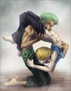 Rating: Explicit Score: 0 Tags: 2boys 69 blonde_hair contortion fellatio flexible gay green_hair human inverted_69 male male_only multiple_males muscles one_piece oral partially_clothed penis roronoa_zoro rule34 skinny straight_hair syb vinsmoke_sanji yaoi User: bunchy7s