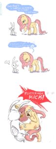 Rating: Questionable Score: 0 Tags: angel_(mlp) angry armapillow bodily_fluids comic digital_media_(artwork) duo e621 english_text equid equine feathered_wings feathers female feral fluttershy_(mlp) friendship_is_magic hasbro hi_res kick lagomorph leporid male mammal my_little_pony mythological_creature mythological_equine mythology pegasus quadruped rabbit surprised tail tears text vomit vomiting wings yellow_body yellow_feathers User: bunchy7s