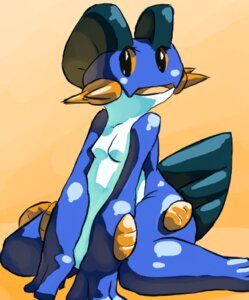 Rating: Safe Score: 0 Tags: breasts e621 female generation_3_pokemon low_res nintendo pokemon pokemon_(species) roundabout_(artist) sitting solo swampert wide_hips User: bunchy7s