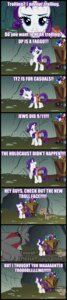 Rating: Safe Score: 0 Tags: 2011 2d_animation absurd_res animated animated_comic animated_gif blue_eyes canid comic diamond_dog_(mlp) e621 equid equine female feral friendship_is_magic gem grandfathered_content group harness hasbro hi_res horn long_image male mammal my_little_pony mythological_creature mythological_equine mythology quadruped rarity_(mlp) screencap short_playtime tail tall_image trolling unicorn unknown_artist vehicle wagon User: bunchy7s