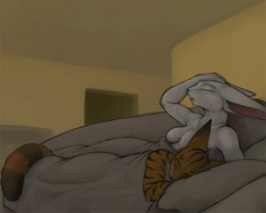 Rating: Questionable Score: 0 Tags: 5:4 anthro black_nose breasts domestic_cat duo e621 eyes_closed felid feline felis female fur furniture ipoke lying male male/female mammal markings morning natural_breasts nipples orange_body orange_fur ring_(marking) ringed_tail si'itiae simple_background sleeping sleeping_together slice_of_life sofa striped_body striped_fur striped_markings striped_tail stripes tail tail_markings waking_up white_body white_fur User: bunchy7s