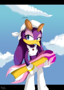 Rating: Safe Score: 0 Tags: anthro avian beak bird blue_eyes clothing cloud cosmoyourangel e621 extreme_gear eyewear female gloves handwear headgear headkerchief headwear hirundinid kerchief oscine outside passerine sega sky skyscape solo sonic_riders sonic_the_hedgehog_(series) sunglasses swallow_(bird) wave_the_swallow User: bunchy7s
