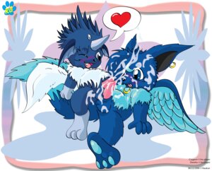 Rating: Explicit Score: 0 Tags: anthro balls bodily_fluids chest_tuft crygeon cum deretto_alexiel duo e621 erection fangs feathered_wings feathers frottage fur genital_fluids genitals heart_symbol male male/male open_mouth penile penis penises_touching plantigrade raukue sex tail teeth tuft wet wings young young_anthro young_male User: bunchy7s