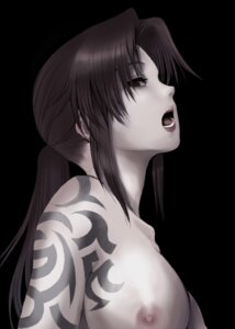Rating: Explicit Score: 0 Tags: 1girls areola artist_request bare_shoulders big_breasts black_background black_lagoon breasts brown_eyes brown_hair female female_focus female_only human human_only large_breasts long_hair naked nipples nude nude_female nudity open_mouth ponytail revy rule34 solo solo_female tattoo topless uncensored User: bunchy7s