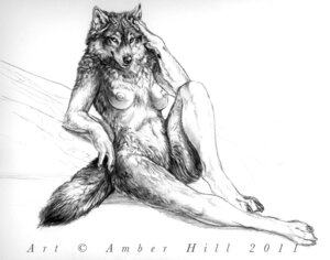 Rating: Questionable Score: 0 Tags: 2011 amber_hill anthro breasts canid canine canis e621 english_text female looking_at_viewer mammal monochrome navel nipples reclining solo text wolf User: bunchy7s Rating: Questionable Score: 0 Tags: 2011 amber_hill anthro breasts canid canine canis e621 english_text female looking_at_viewer mammal monochrome navel nipples reclining solo text wolf User: bunchy7s