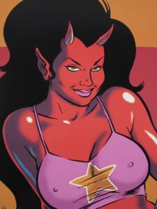 Rating: Questionable Score: 0 Tags: 3:4 black_hair coop_(artist) demon e621 female glistening hair horn humanoid looking_at_viewer lords_of_acid monster_girl_(genre) nipple_outline nipples not_furry red_body red_skin smile solo User: bunchy7s