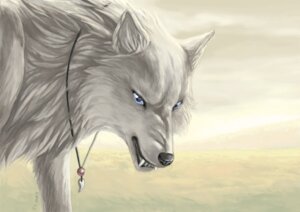 Rating: Safe Score: 0 Tags: 2008 ambiguous_gender blue_eyes canid canine canis e621 fangs feral fur jc_(artist) jewelry mammal necklace solo teeth white_body white_fur wolf wolf_rain User: bunchy7s