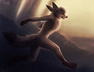 Rating: Safe Score: 0 Tags: 2013 ambiguous_gender anthro averious canid canine chest_tuft digital_media_(artwork) e621 english_text falvie fennec_fox fox fur happy heterochromia mammal nude piercing running smile solo tail text true_fox tuft yellow_eyes User: bunchy7s