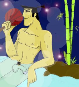 Rating: Explicit Score: 0 Tags: casual_nudity fan hand_fan human male male_only partially_submerged penis rule34 samurai_jack samurai_jack_(character) sitting solo steam tagme water User: bunchy7s