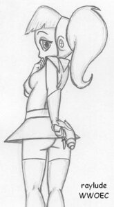 Rating: Explicit Score: 0 Tags: atomic_betty betty_barrett boots female gloves helmet human monochrome raylude rubber rubber_clothing rubber_dress rule34 tagme thigh_boots white_boots User: bunchy7s