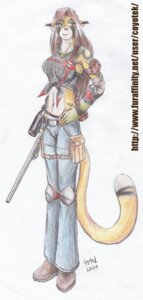 Rating: Safe Score: 0 Tags: 2007 anthro biped brown_hair clothing coyotek e621 felid feline female fingerless_gloves fur gloves green_eyes gun hair handwear hi_res knee_pads long_hair lynx mammal midriff ranged_weapon rifle simple_background sniper sniper_rifle solo standing tail tan_body tan_fur traditional_media_(artwork) weapon white_background User: bunchy7s Rating: Safe Score: 0 Tags: 2007 anthro biped brown_hair clothing coyotek e621 felid feline female fingerless_gloves fur gloves green_eyes gun hair handwear hi_res knee_pads long_hair lynx mammal midriff ranged_weapon rifle simple_background sniper sniper_rifle solo standing tail tan_body tan_fur traditional_media_(artwork) weapon white_background User: bunchy7s