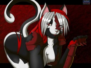 Rating: Questionable Score: 0 Tags: 2010 4:3 anthro armor breasts clothing digital_media_(artwork) e621 felid female gloves hair handwear hi_res kloudmutt mammal panties pupils red_eyes slit_pupils solo tail underwear white_hair User: bunchy7s Rating: Questionable Score: 0 Tags: 2010 4:3 anthro armor breasts clothing digital_media_(artwork) e621 felid female gloves hair handwear hi_res kloudmutt mammal panties pupils red_eyes slit_pupils solo tail underwear white_hair User: bunchy7s