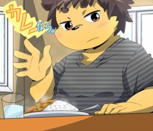 Rating: Safe Score: 0 Tags: 5_fingers anthro belly beverage black_nose blush brown_body brown_eyes brown_fur brown_hair canid canine canis cel_shading clothed clothing container cup domestic_dog e621 fingers food fur gesture hair hinami humanoid_hands inside japanese_text looking_at_viewer male mammal plate shaded shirt short_hair solo steam t-shirt text toony topwear translation_request water waving User: bunchy7s Rating: Safe Score: 0 Tags: 5_fingers anthro belly beverage black_nose blush brown_body brown_eyes brown_fur brown_hair canid canine canis cel_shading clothed clothing container cup domestic_dog e621 fingers food fur gesture hair hinami humanoid_hands inside japanese_text looking_at_viewer male mammal plate shaded shirt short_hair solo steam t-shirt text toony topwear translation_request water waving User: bunchy7s