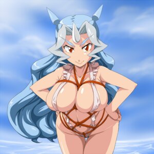 Rating: Questionable Score: 0 Tags: 1:1 alternate_species animal_humanoid aquatic big_breasts bikini blue_hair breasts clothed clothing cloyster e621 female generation_1_pokemon hair hands_on_hips horn horned_humanoid humanoid humanoidized jouwan long_hair looking_at_viewer mollusk navel nintendo one-piece_swimsuit paruna_(jouwan) pokemon pokemon_(species) pokemon_humanoid pokemorph pose red_eyes skimpy sling_bikini solo swimwear two-piece_swimsuit wide_hips User: bunchy7s