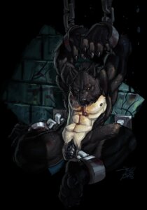 Rating: Explicit Score: 0 Tags: 4_toes abs anthro arms_above_head barefoot bdsm biceps blood bodily_fluids bondage bound bruised canid canine canis chain chained cuff_(restraint) dungeon e621 fantasy feet flaccid fur genitals male mammal muscular muscular_anthro muscular_bottom muscular_male muscular_sub nipples nude pecs penis plantigrade prisoner restrained restraints saliva shackles sitting soles solidasp solo submissive submissive_male thick_penis toes vein wolf User: bunchy7s